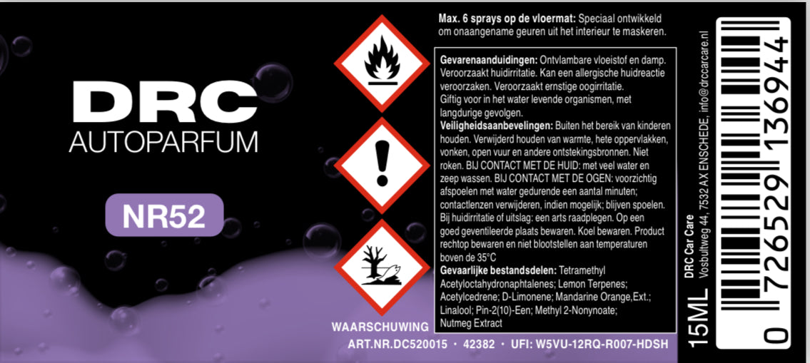 Inspired by Dior Fahrenheit 52